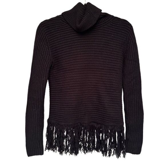 Michael Kors black fringe sweater - Picture 1 of 8